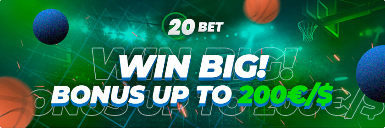 20bet Win Big Bonus